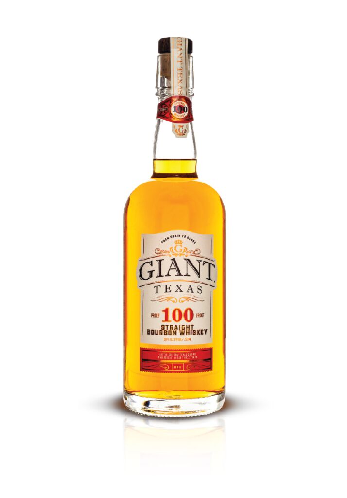 Straight Bourbon Whiskey Giant Texas Distillers